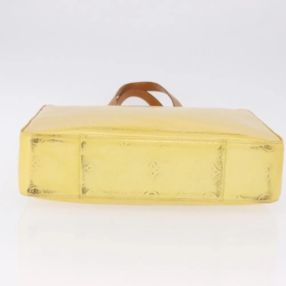 Louis Vuitton Monogram Vernis Columbus Tote Yellow